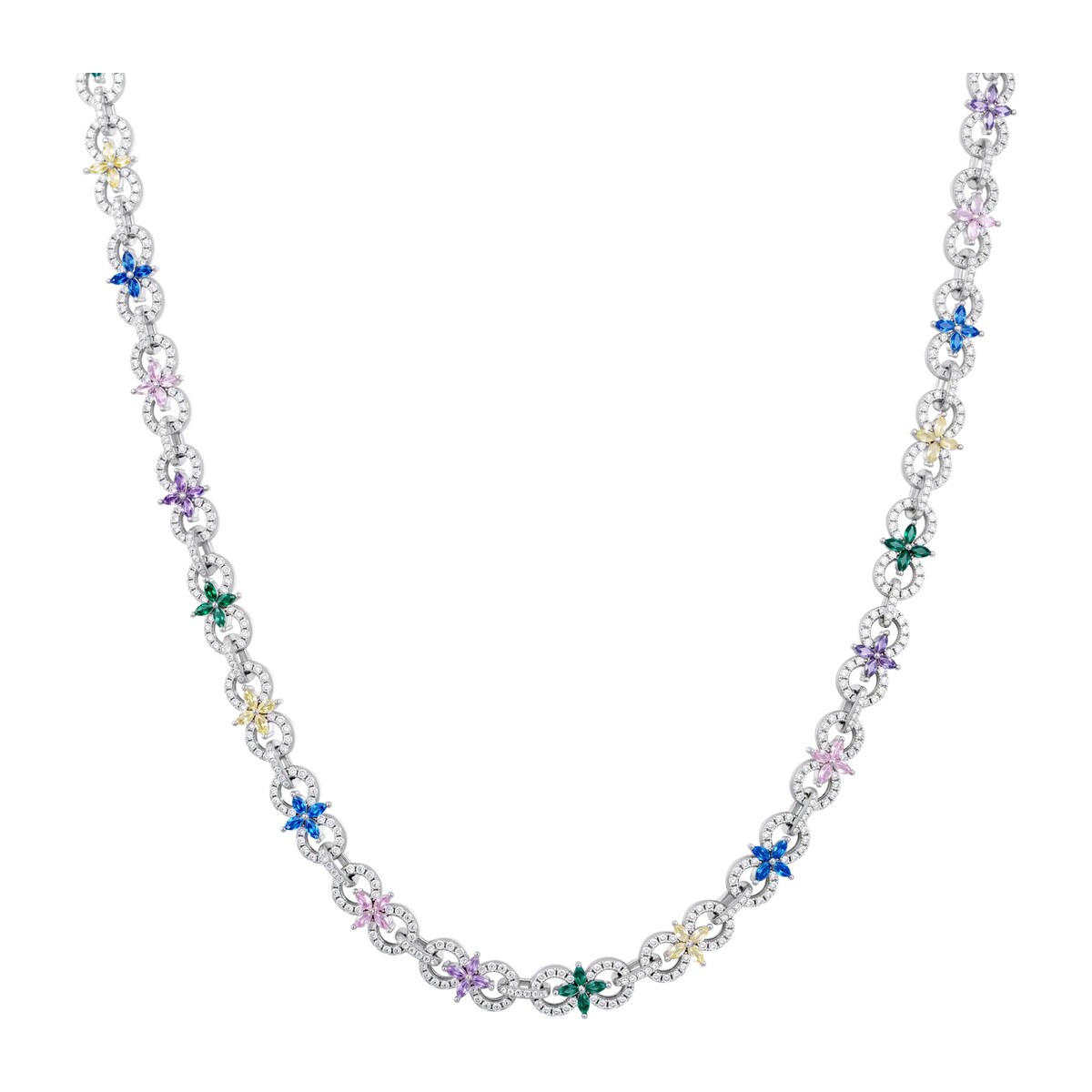 Infinity Four-Leaf Clover Chain
