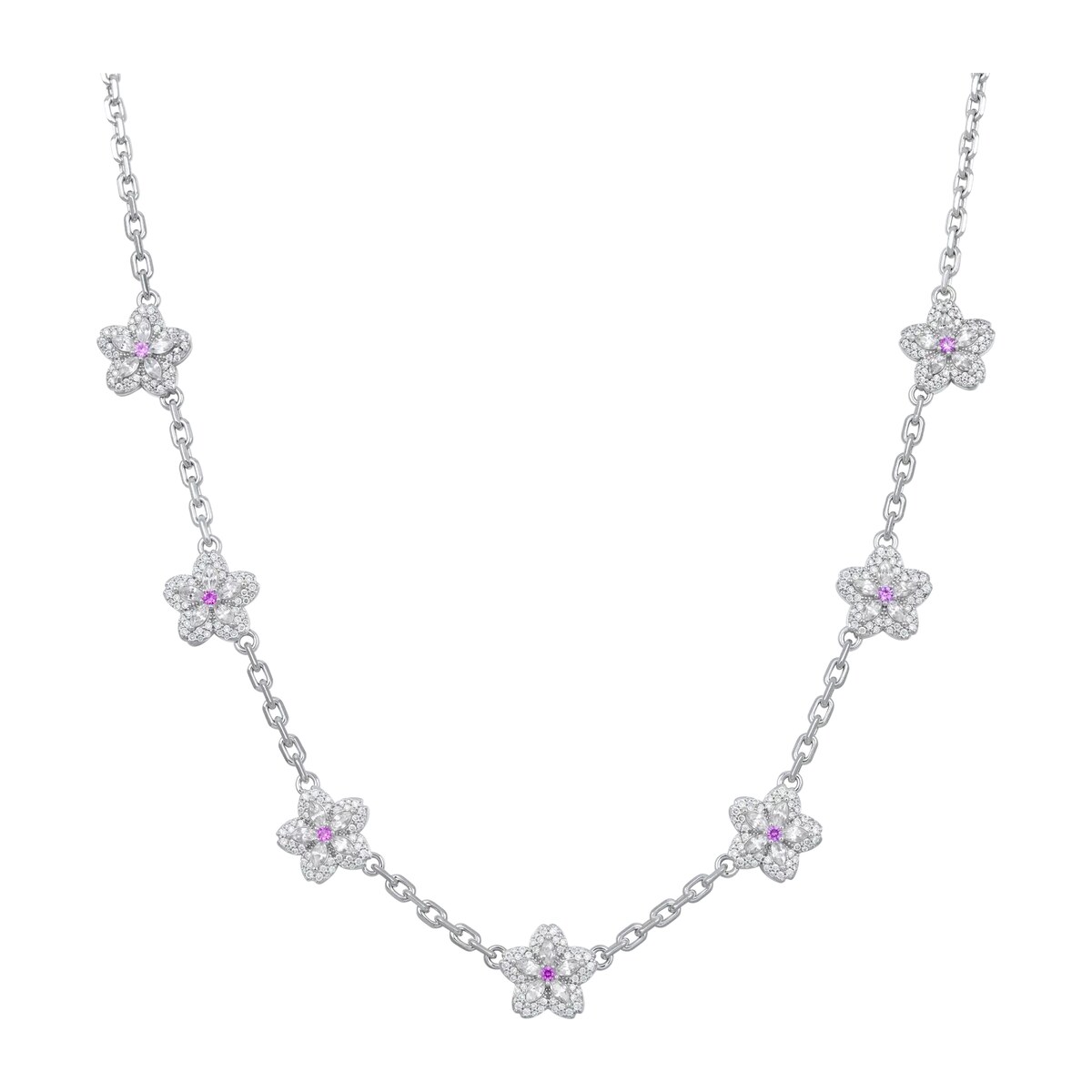 Sparkling Cherry Blossom Necklace